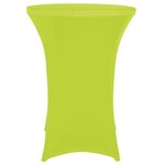 Perel nappe de table de cocktail vert citron