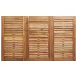 Ensemble de jardin 7 pièces en bois massif d'acacia vidaXL
