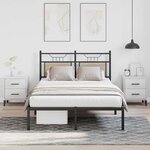 vidaXL Cadre de lit sans matelas chêne sonoma 120x190 cm