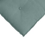vidaXL Coussin de Dos Vert Mer 120 x 50 cm Tissu en velours côtelé