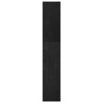 vidaXL Bibliothèque/Séparateur de pièce Noir 40x30x167 5 cm Pin massif