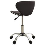 vidaXL Chaise de bureau Marron Similicuir