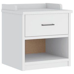 vidaXL Banc de couloir SANDNES blanc 45x40x50 cm bois de pin massif