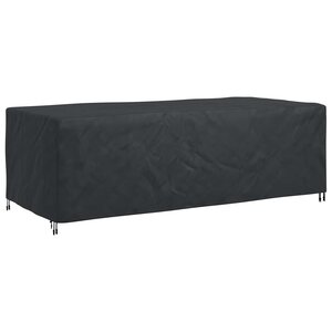 vidaXL Housse pour meubles Uni Noir 300 x 140 x 90 cm 420D