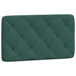 vidaXL Cadre de lit sans matelas vert foncé 90x190 cm velours