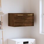 vidaXL Armoire murale Chêne marron 60x36 5x35 cm Bois d'ingénierie