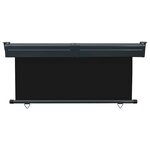 vidaXL Auvent latéral de balcon 175x250 cm noir