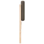 vidaXL Tête de lit capitonnée Marron et Taupe 180 cm Pin massif