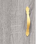 vidaXL Armoire murale sonoma gris 69 5x34x90 cm bois d'ingénierie