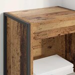 vidaXL Bibliothèque Bois Ancien 80 x 30 x 155 cm Bois d'ingénierie