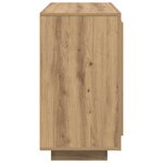 vidaXL Buffet chêne artisanal 40 x 80 x 75 cm Bois d'ingénierie