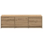 vidaXL Meuble TV Chêne artisanal 140 x 34 x 40 cm Bois d'ingénierie