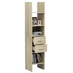 vidaXL Bibliothèque Chêne sonoma 40x35x180 cm Bois d’ingénierie