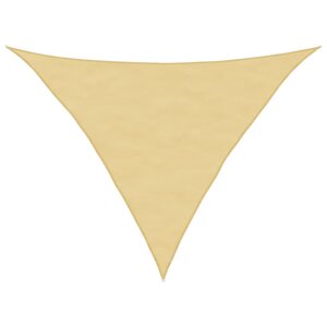 vidaXL Voile d'ombrage sable 5x5x6 m 100   polyester oxford