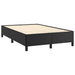 vidaXL Cadre de lit sans matelas noir 120x200 cm similicuir