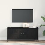 vidaXL Meuble TV Chêne noir 100 x 35 x 45 cm Bois d'ingénierie