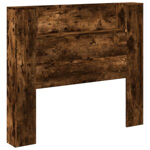 vidaXL Tête de lit Chêne fumé 120 x 16 5 x 103 5 cm Bois d'ingénierie