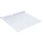 vidaXL Film pour fenêtre dépoli motif de fleurs 90x500 cm PVC