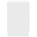 vidaXL Meuble TV blanc 40x35x54 cm bois d'ingénierie