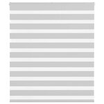 vidaXL Store zèbre gris clair largeur du tissu 130 9 cm polyester