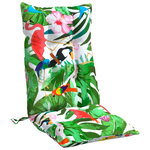 vidaXL Coussins de chaise à dossier haut lot de 6 multicolore