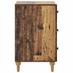vidaXL Cabinet de chevet avec tiroir Bois ancien 43 x 41 x 66 5 cm
