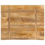 vidaXL Dessus de table 90x80x2 5 cm bord vif bois massif manguier brut