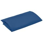 vidaXL Tissu de remplacement pour parasol déporté bleu azuré 300 cm