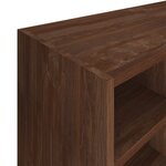vidaXL Étagère à chaussures Bois ingénierie 92x30x67 5 cm Chêne marron