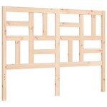 vidaXL Cadre de lit sans matelas 140x200 cm bois massif