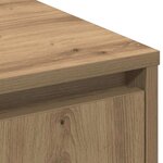 vidaXL Buffet Chêne artisanal 71 x 34.5 x 75 cm Bois d'ingénierie