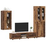vidaXL Ensemble meuble TV FLORIN Bois ancien Bois d'ingénierie