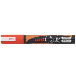 Marqueur craie Pointe conique moyenne CHALK Marker PWE5M 1 8 - 2 5mm Orange Fluo x 12 UNI-BALL