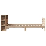vidaXL Cadre de lit sans matelas 75x190 cm bois de pin massif