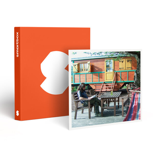 SMARTBOX - Coffret Cadeau Séjour insolite en famille : 3 jours en roulotte près de Montélimar - Séjour