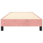 vidaXL Cadre de lit Rose 80x200 cm Velours