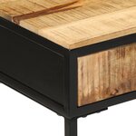vidaXL Table console 100x55x75 cm en bois massif brut de mangue
