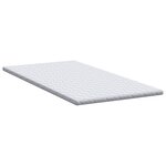 vidaXL Coussins de Matelas Blanc 140 x 190 cm Polyester sans colle
