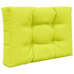 vidaXL Coussin de canapé d'extérieur 2 Pièces Vert Polyester