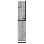 vidaXL Ensemble de meubles de salle de bain 4 Pièces sonoma gris