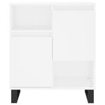 vidaXL Buffets 3 Pièces Blanc Bois d'ingénierie