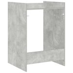 vidaXL Armoire pour machine à laver Béton 67 5 x 62 x 97 cm