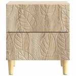 vidaXL Table de chevet 2 pc Chêne Sonoma 43 x 34 5 x 48 cm