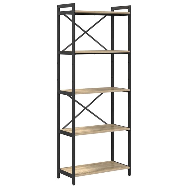 vidaXL Étagère Chêne Sonoma 60 x 30 x 155 cm Bois d'ingénierie