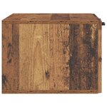 vidaXL Meuble TV mural Bois ancien 59 5 x 41 x 30 cm Bois d'ingénierie