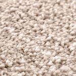 vidaXL Tapis Crème 120 x 120 cm Polypropylène