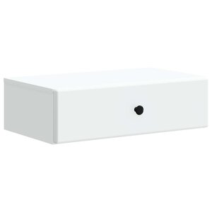 vidaXL Table d'appoint murale Blanc 59 x 34 5 x 17 cm