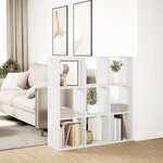 vidaXL Étagère séparatrice de pièce blanc 102x29x103 5 cm