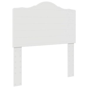 vidaXL Tête de lit avec tête de lit Blanc 90 cm Bois d'ingénierie