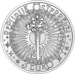 Pièce de monnaie en Cupronickel 3 Euro g 16 Millésime 2025 Mythical Creatures Austria HIPPOCAMPUS
